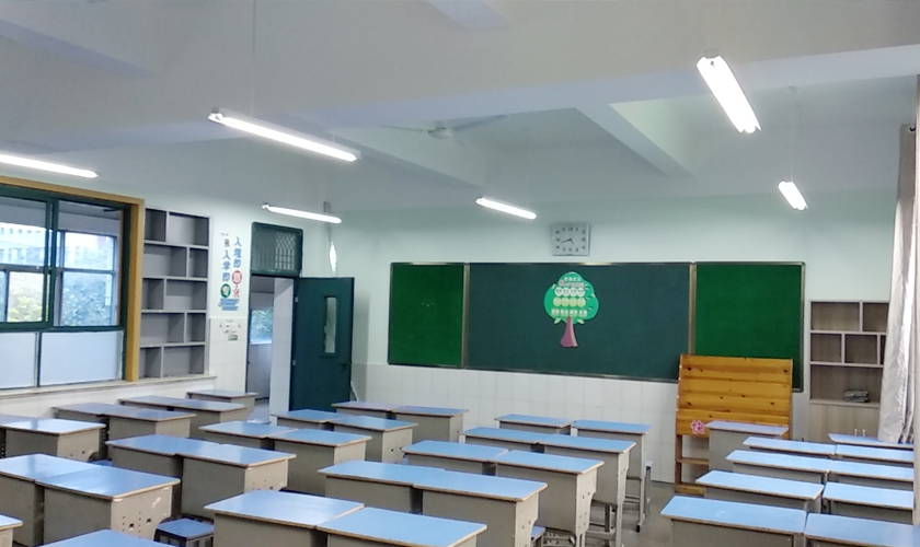 安徽蚌山小学教室照明改造